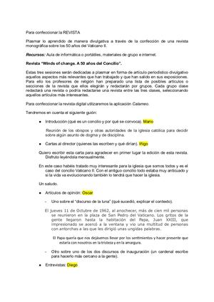 La Revista concilio vaticano II