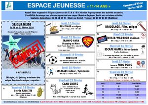 11/14 ans Cocktails Loisirs Fev 2020