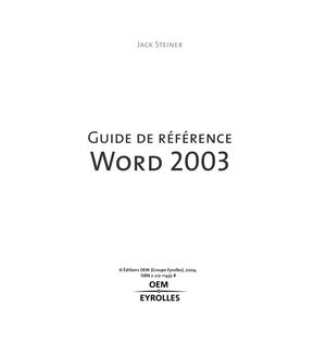 Chapitre 6 - Copier, déplacer et insérer du texte où vous le voulez