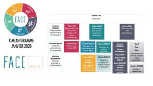 Organigramme FACE Hérault Janvier 2020