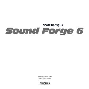 Chapitre 3 - Personnaliser Sound Forge
