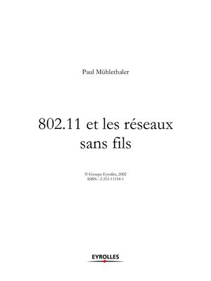 Chapitre 9 - Déploiement de réseaux IEEE 802.11
