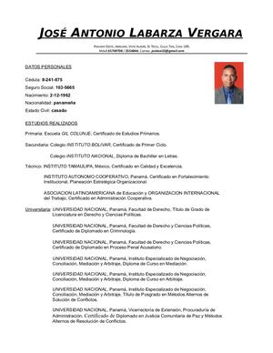 Curriculum (Laboral Jose)