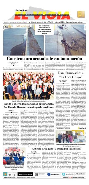 25 de enero del 2020