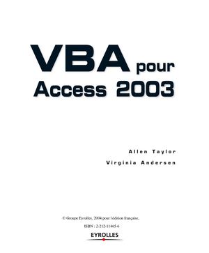 Chapitre 10 : L'exécution et le débogage de code VBA