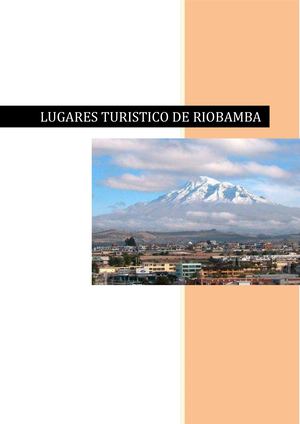 Historia De Riobamba
