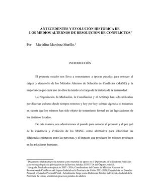 Antecedentes Y Evolución Histórica de los MARC