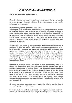 Relatos Del Concurso De Halloween