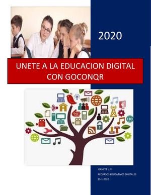 UNETE A LA EDUCACION DIGITAL CON GOCONQR