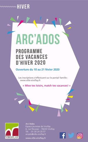Flyer Arc'ados Hiver 2020