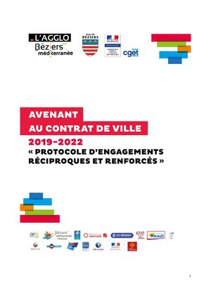 Avenant Contrat Politique de la Ville