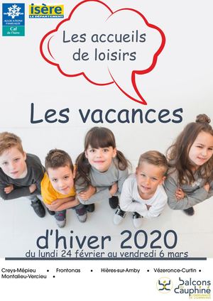 Plaquette vacances hiver 2020