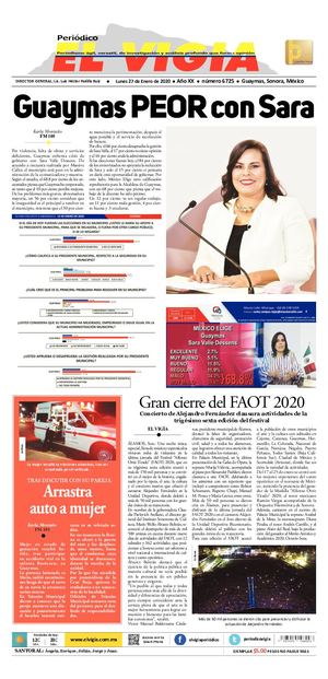 27 de enero del 2020