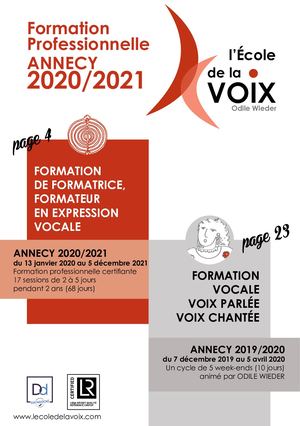 L'école de la Voix - Formation Formateur en expression vocale