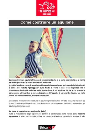 Come Costruire Un Aquilone