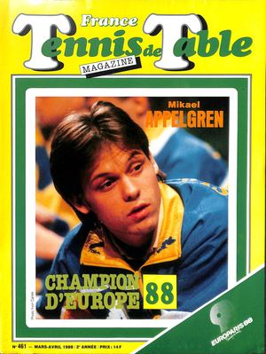 1988 03 04 461 FRANCE TENNIS DE TABLE MAGAZINE