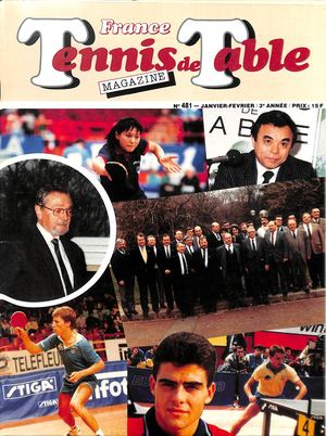 1989 01 02 481 FRANCE TENNIS DE TABLE MAGAZINE