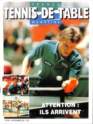 1989 11 500 FRANCE TENNIS DE TABLE MAGAZINE