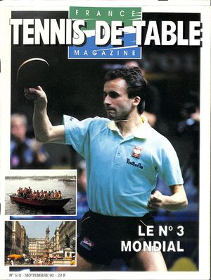 1990 09 518 FRANCE TENNIS DE TABLE MAGAZINE