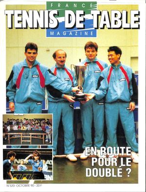 1990 10 520 FRANCE TENNIS DE TABLE MAGAZINE