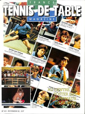 1990 11 522 FRANCE TENNIS DE TABLE MAGAZINE
