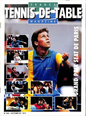 1992 10 566 FRANCE TENNIS DE TABLE MAGAZINE