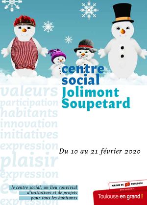 Programme du centre social Jolimont Soupetard - Vacances d'hiver 2020