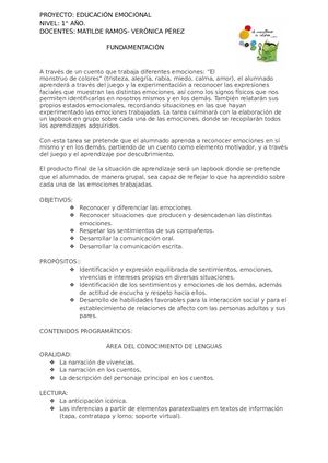 Proyecto Las Emociones