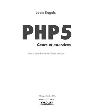 Chapitre 16 : Accès objet à MySQL avec PHP