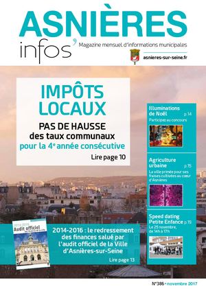 Asnières Infos n°386 Novembre 2017