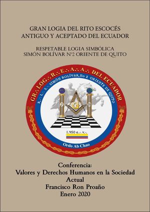 Valores Y Derechos Humanos En La Sociedad Actual