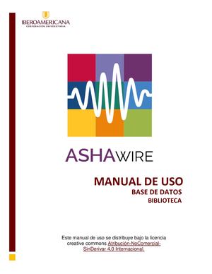 Manual De Uso Asha