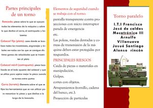 Folleto Torno