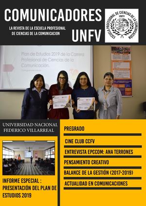 Revista Comunicadores Unfv Cuarta Edicion 2020