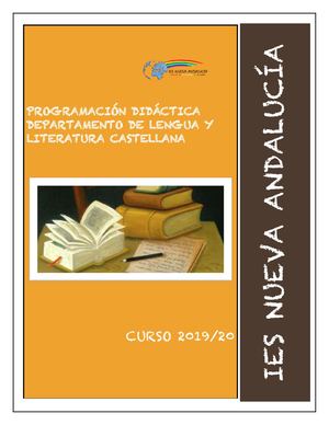 Programación Dpto Lengua 19 20