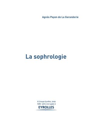Chapitre 1 : Faire connaissance avec la sophrologie