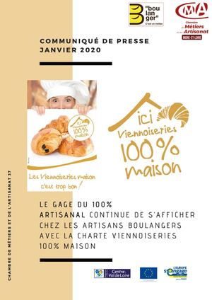 CP Charte Viennoiseries 100% Maison