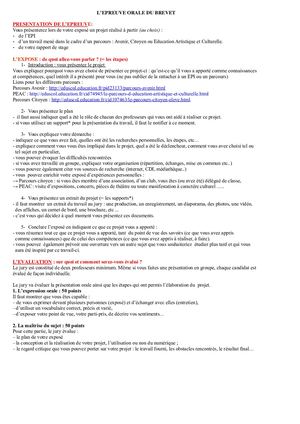 Epreuve Orale Du Brevet2020