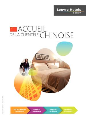 Guide Accueil De La Clientèle Chinoise