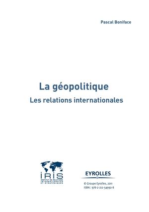 Partie 1 - Qu'est-ce que la géopolitique ?