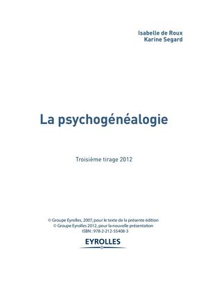 Chapitre 1 : Anne Ancelin Schützenberger le génosociogramme et le syndrome d'anniversaire