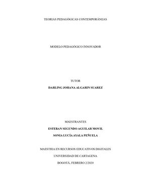 Modelo Pedagogico Innovador