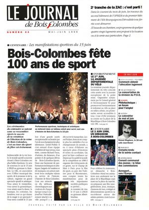 Le journal de Bois-Colombes JBC n°4 - Mai/Juin 1996
