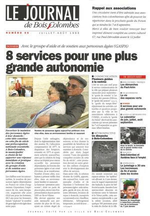 Le journal de Bois-Colombes JBC n°5 - Juillet/Aout 1996