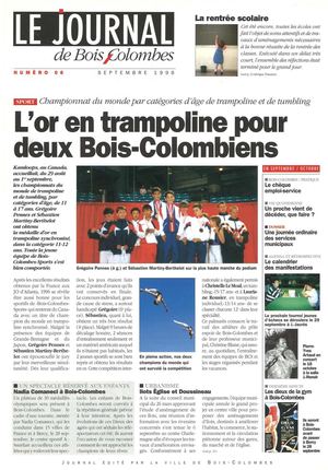 Le journal de Bois-Colombes JBC n°6 - Septembre 1996