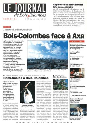 Le journal de Bois-Colombes JBC n°10 -Mars/Avril 1997