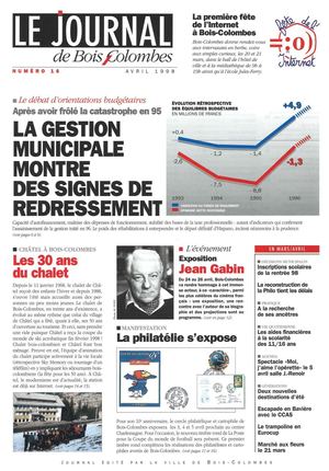 Le journal de Bois-Colombes JBC n°16 -  Avril 1998