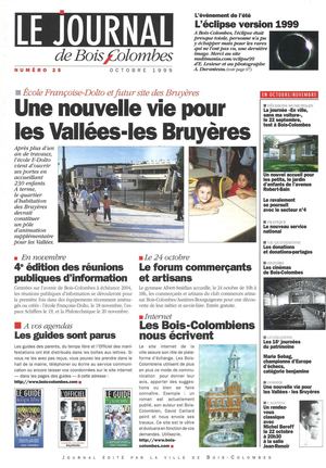 Le journal de Bois-Colombes JBC n°25 -Octobre 1999