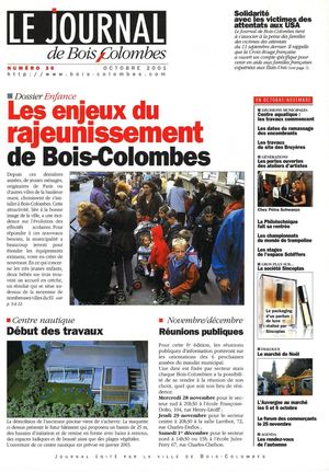 Le journal de Bois-Colombes JBC n°36- Octobre 2001