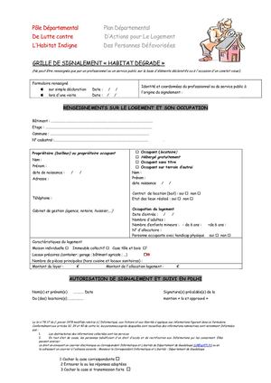 GRILLE HABITAT DEGRADE DEFINITIF